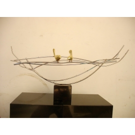 鳥巢1(y14627 立體雕塑.擺飾  立體擺飾系列  動物、人物系列)